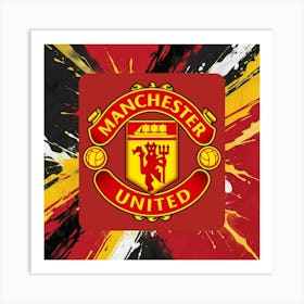 Manchester United F.C. Logo Wall Art 2 Art Print