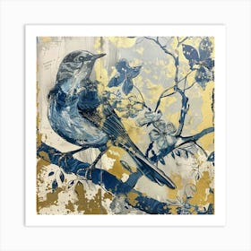 Bird On A Branch 4 Art Print