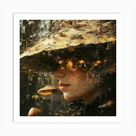 Woman In A Hat 1 Art Print