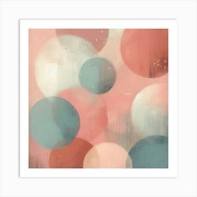 Abstract Circles Canvas Print Art Print