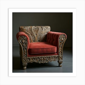 Ornate Chair Art Print