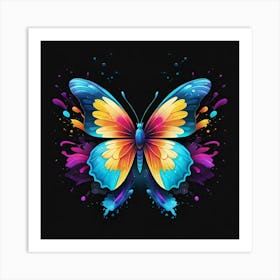 Colorful Butterfly 89 Art Print