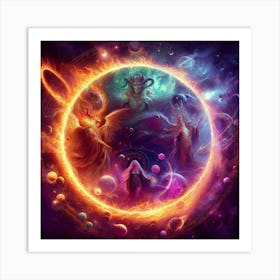 Ring Of Fire Art Print