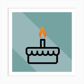 Birthday Cake Cakes Celebration Art Print