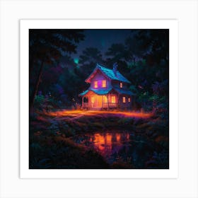 House In The Woods 5 Art Print