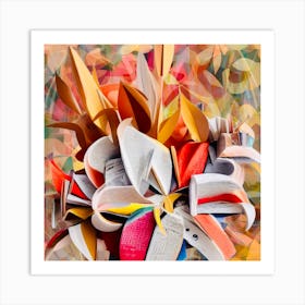 'Abstract Bouquet' Art Print