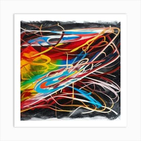 Abstract painting art 26 Art Print