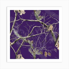 Realtree Camo Purple Pink Realtree Camo Art Print