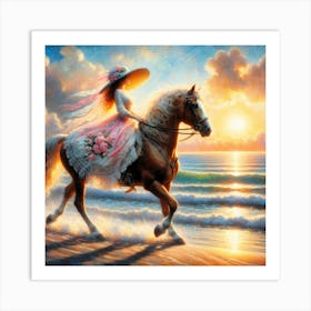 Creative Horse Beauty Illustration Nr 111 Art Print