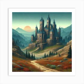 Fantasy Castle 1 Art Print