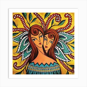 Mother Daughter Art Print