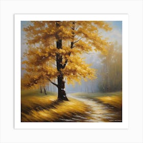 Autumn In The Woods 9 Art Print