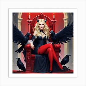 Devil Throne Art Print