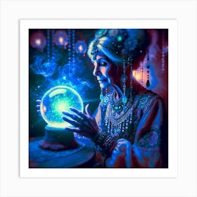 Crystal Blue Art Print