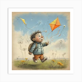 Kites 3 Art Print