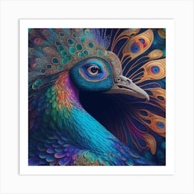 Peacock 1 Art Print