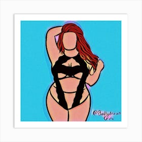 Badly Drawngirlz 8 Art Print