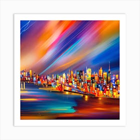 New York City Skyline Art Print