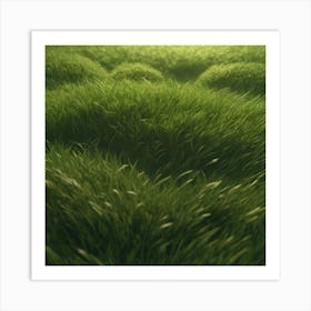 Grass Field 15 Art Print