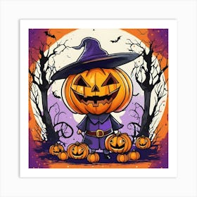 Halloween Pumpkin 2 Art Print