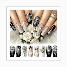 Wedding Nails 4 Art Print