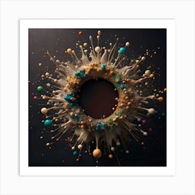 Splatter Art Art Print