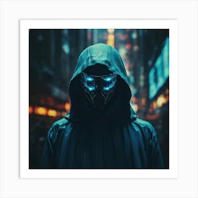 Man In A Hoodie Art Print