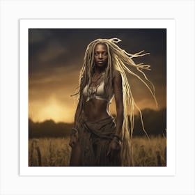 Dreadlocks 1 Art Print