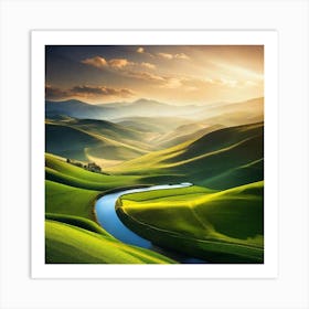 Landscape Wallpapers 25 Art Print