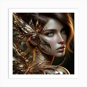 Golden Fairy 1 Art Print