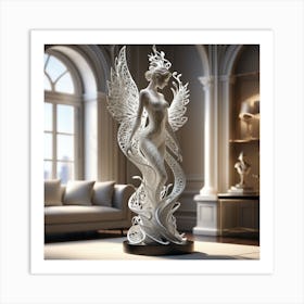 Angel Sculpture 1 Art Print