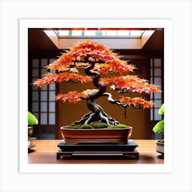 Japanese Bonsai Art Print