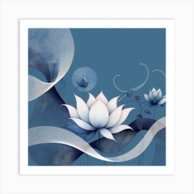 Lotus Flower 1 Art Print