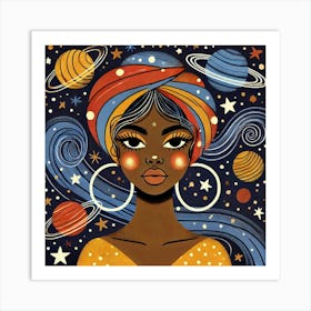 Ilumina Celestial Portrait Art Print