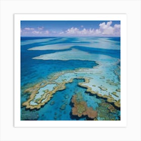 Great Barrier Reef landscape Art Print