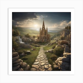 Church On The Hill Art Print