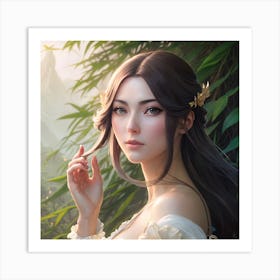 Lady Of The Forest Art Print