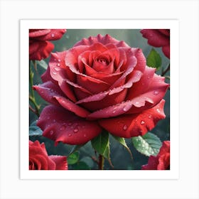 Red Roses 1 Art Print