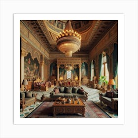 Palace Living Room Art Print