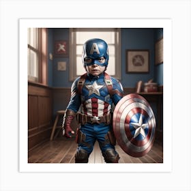 Captain America Art Print