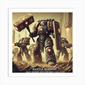 Mantle Wardens Sovereign Flame Union Art Print