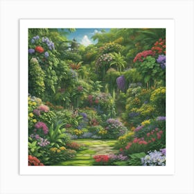 Botanical Garden 1 Art Print