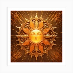 Sun Art Print