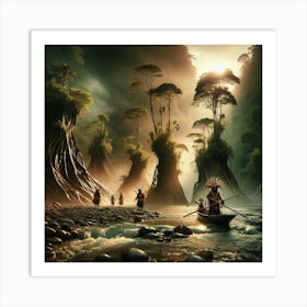 Pusur River Tribe 1 Art Print