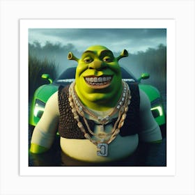 Shrek Art Print