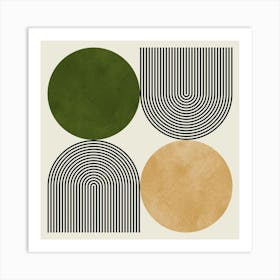 Art of circles in harmony 2 Art Print