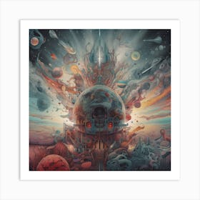 Spaceship 1 Art Print