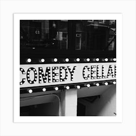 New York Comedy Cellar Square Art Print