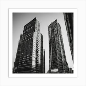 Skyscrapers In The City Art Print