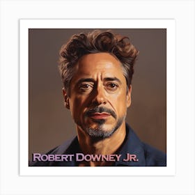 Robert Downey Jr Art Print